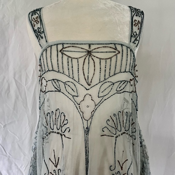 Free People beaded embellished slip dress, M - Picture 5 of 15